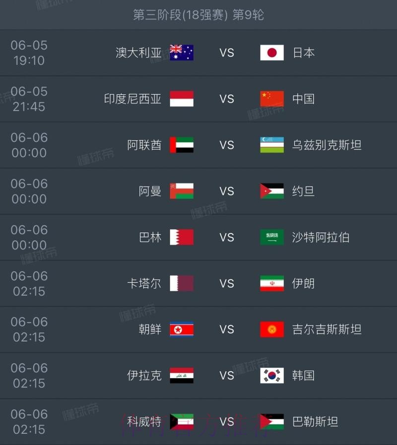 2026世界杯完整赛程推荐 2026世界杯完整赛程推荐